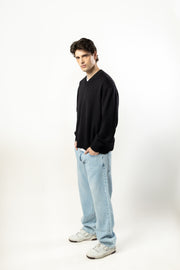 Merino Wool Cropped Sweater