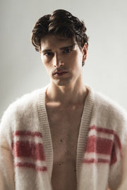 Cardigan in Mohair e Seta