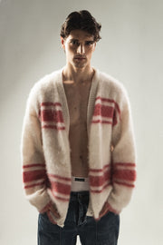 Cardigan in Mohair e Seta