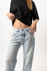 Baggy Jeans Bleached Blue