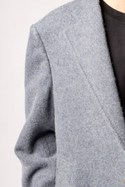 Alpaca and Wool Cropped Coat