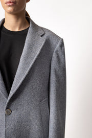 Alpaca and Wool Cropped Coat
