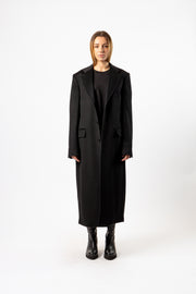 Oversized Coat in Virgin Wool and Cashmere