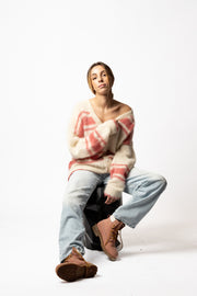 Cardigan in Mohair e Seta
