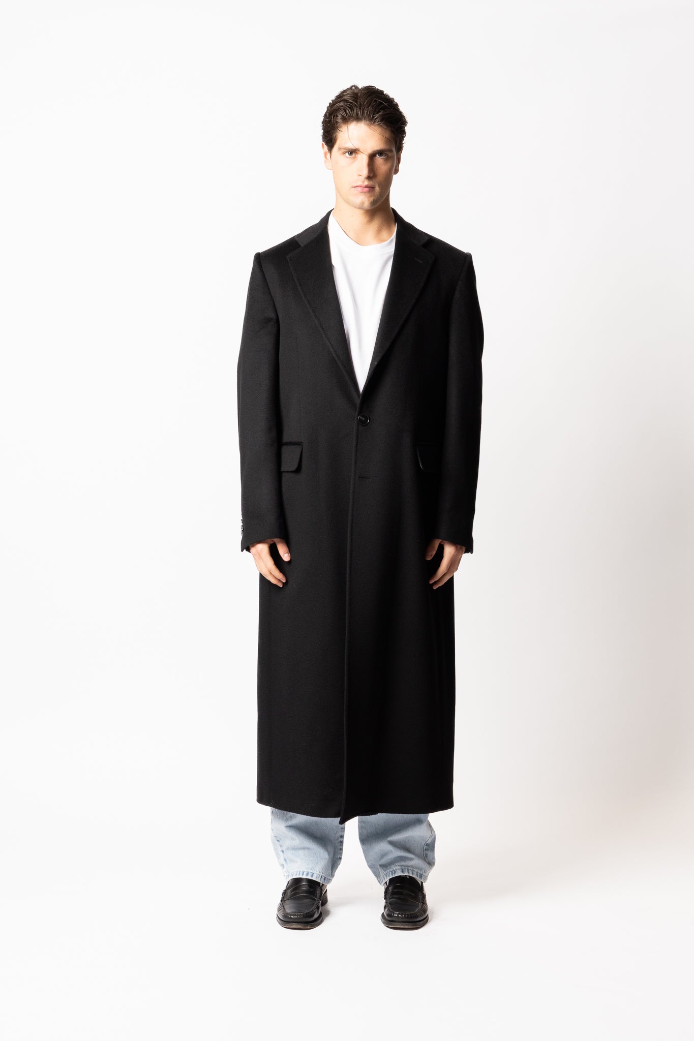 Oversized Coat in Virgin Wool and Cashmere | Maison Rags Oversized Coat in Virgin Wool and Cashmere | Maison Rags