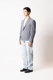 Alpaca and Wool Cropped Coat