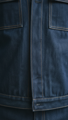Cropped Jacket Raw Denim Selvedge - PREORDER