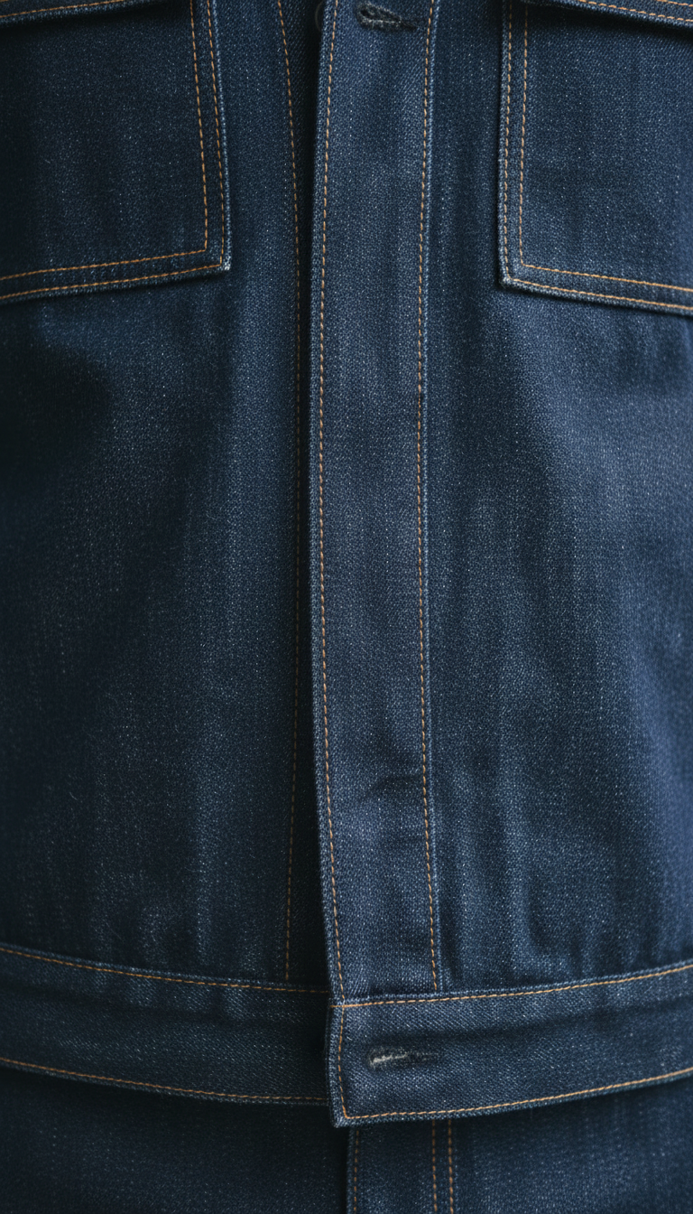 Cropped Jacket Raw Denim Selvedge - PREORDER
