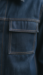 Cropped Jacket Raw Denim Selvedge - PREORDER