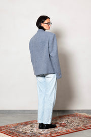 Alpaca and Wool Cropped Coat
