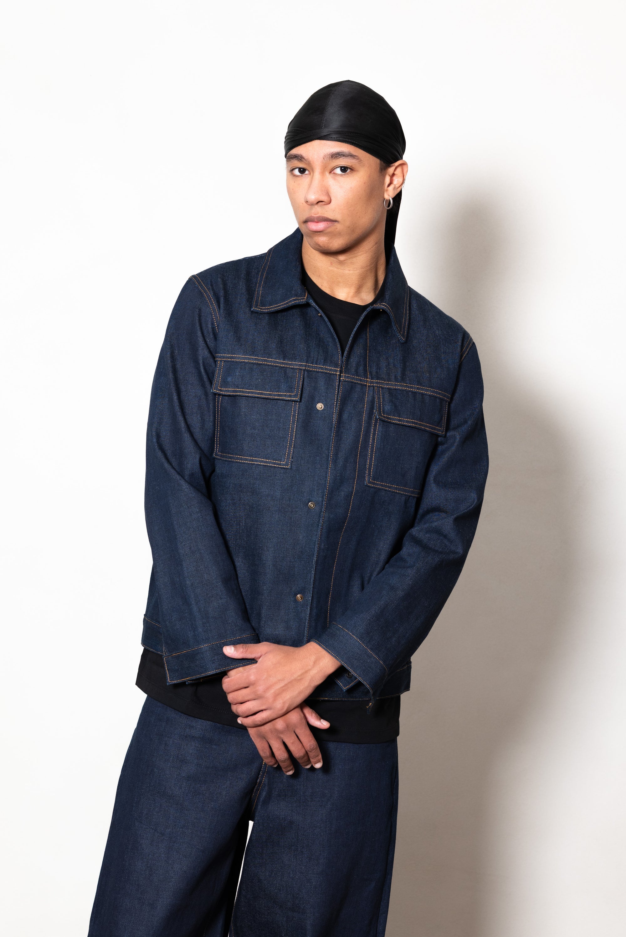 Cropped Jacket Raw Denim Selvedge - PREORDER