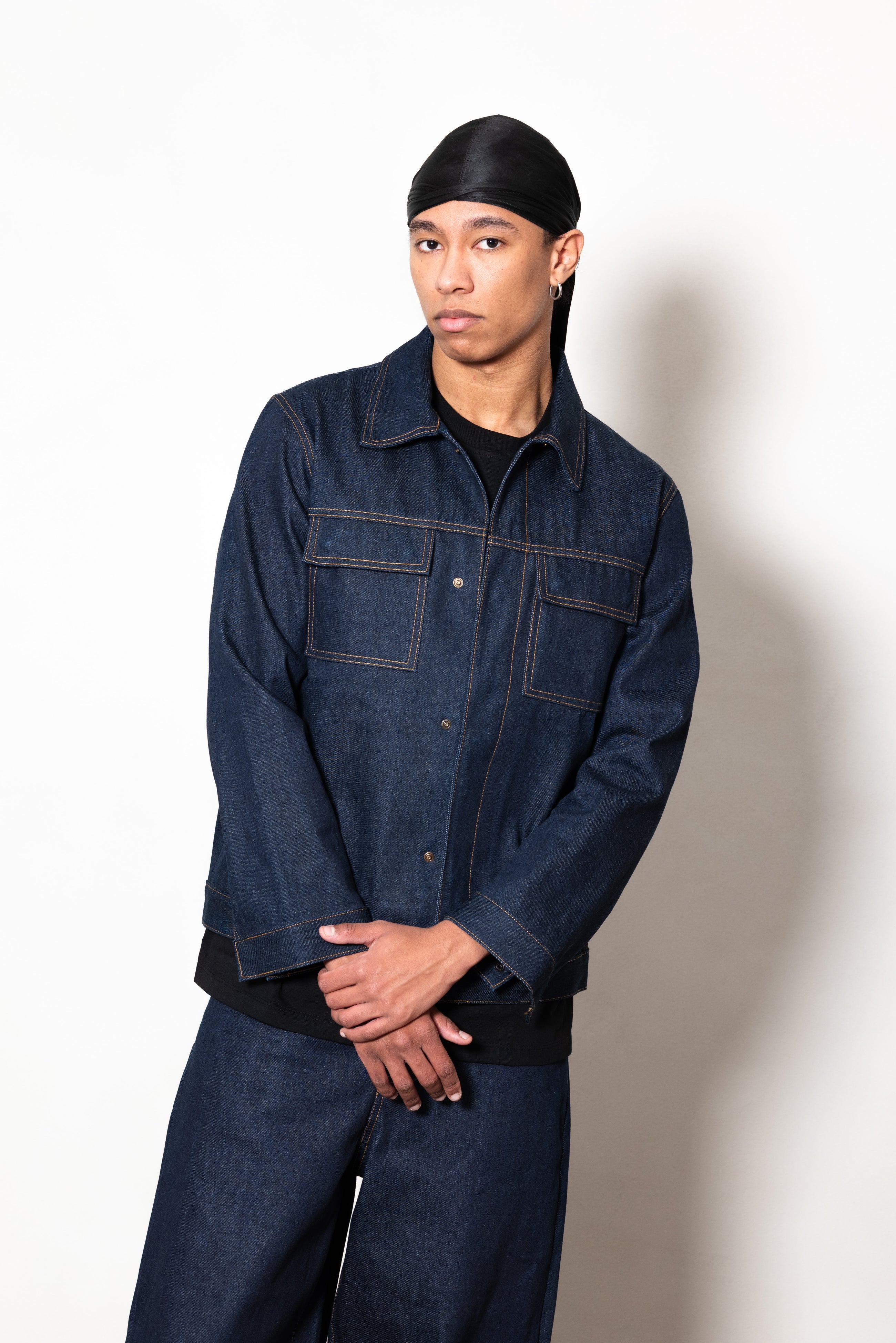 Cropped Jacket Raw Denim Selvedge - PREORDER