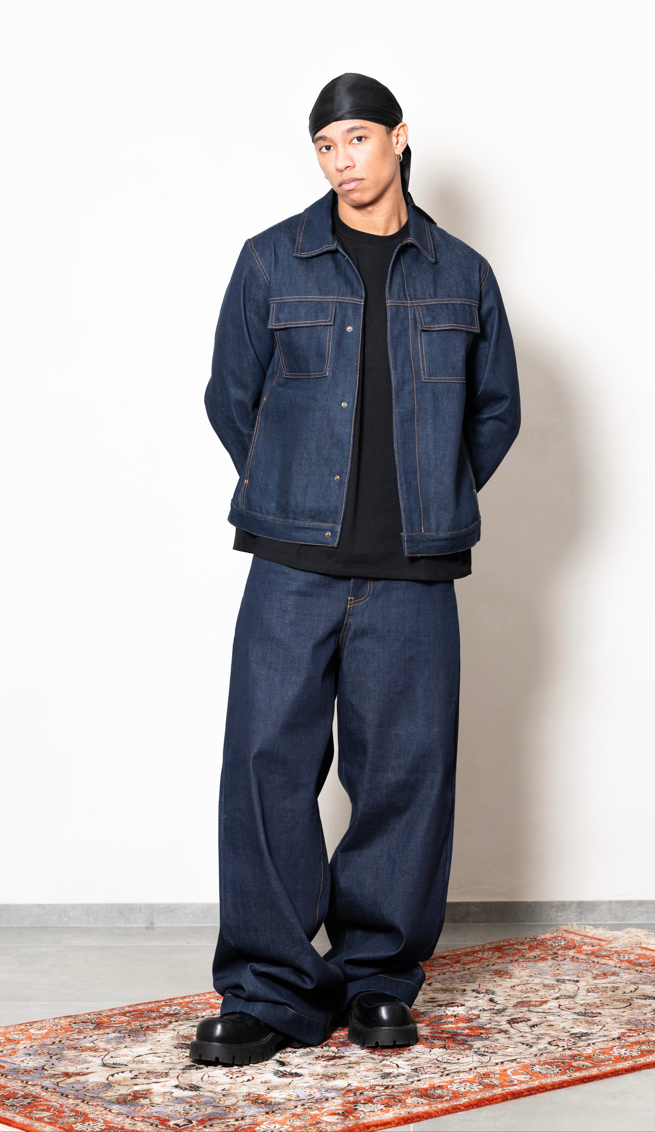 Jeans Raw Denim Selvedge Over Baggy  - PREORDER