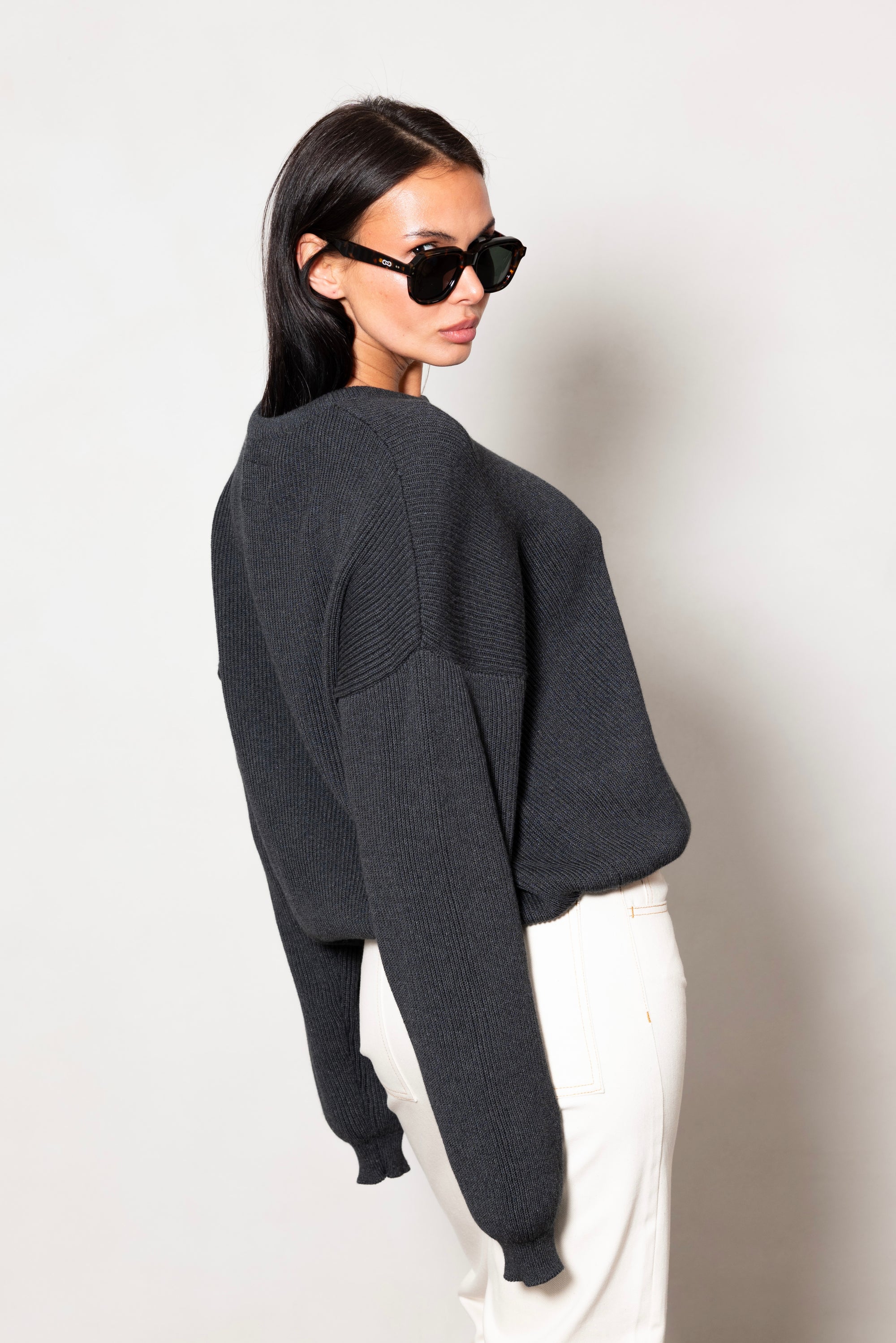 Maglione Costa Inglese in Cotone – Cropped